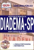 Concurso Prefeitura do Município de Diadema / SP  AGENTE SERVIÇOS COZINHA I