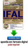 Apostila - CARGOS DE NÍVEL MÉDIO (COMUM A TODOS) - IFAL-AL