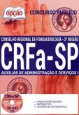 Concurso CRFa SP 2016  AUXILIAR DE ADMINISTRAÇÃO E SERVIÇO I