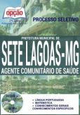 Prefeitura Municipal de Sete Lagoas / MG  AGENTE COMUNITÁRIO DE SAÚDE
