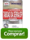 Apostila - SEPULTADOR - Concurso Prefeitura de Taboão da Serra 2017
