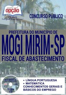 Apostila - FISCAL DE ABASTECIMENTO - Prefeitura de Mogi Mirim-SP