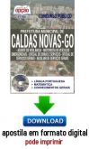 Apostila - CARGOS DE NÍVEL FUNDAMENTAL - NÍVEL I - Concurso da Prefeitura de Caldas Novas / GO 2016