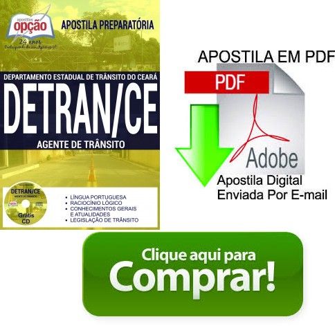 Apostila - AGENTE DE TRÂNSITO - Apostila Preparatória DETRAN CE